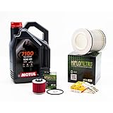 Kit Révision Filtres Bougies pour YAMAHA BT 1100 Bulldog de 2002 à 2006   MTL 7100 10W40 4L
