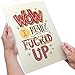 InYourFace Cards Funny Sorry & Apology Card For Him or Her WOW I REALLY FCKED UP I'M REALLY FCKING SORRY