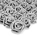 Bright Creations 100-Pack Grey Rose Flower Heads for DIY Crafts, Weddings, Decor, 3 x 1.5 Inches