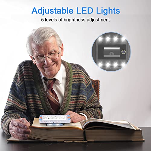 Eyoyo 5.0 Inch Handheld Portable Video Digital Magnifier Electronic Reading Aids W/Handle, Rechargeable Battery, Hdmi &Av Output, Voice Prompt Function (3-48X) For Low Vision #TOP6