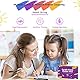 Goffii 18 Farbe Steine Bemalen Acrylstifte für Steine wasserfest Permanent Marker Stift für Ostern Basteln Kinder Leinwand Ostereier Holz Schule Manga Kunstler/DIY Fotoalben/Hochzeit Papier 0.7mm
