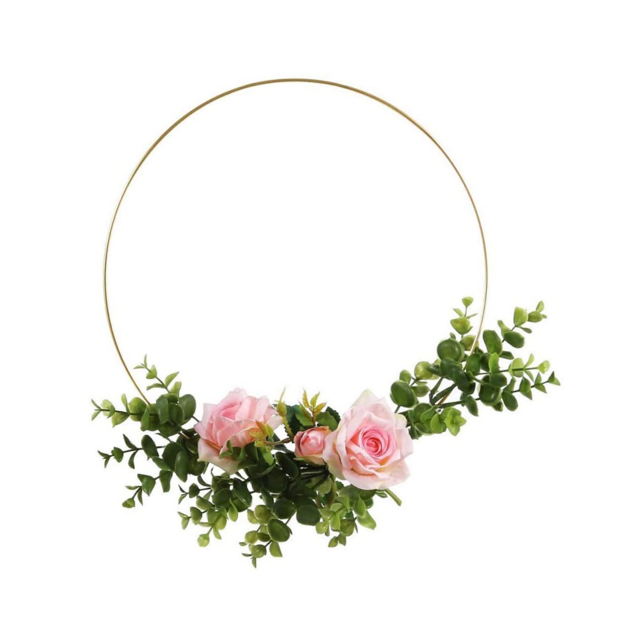 VICASKY 15 Metallringe Silber zum Basteln DIY Rahmen Macrame Kranz Dekoringe Metallreifen für Wohnkultur und Kreative Handarbeiten