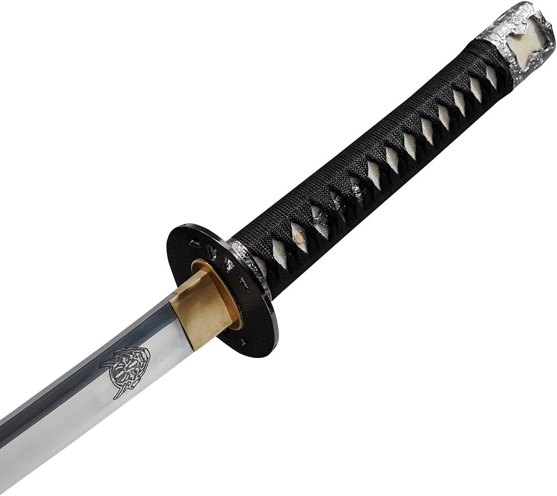 Handmade Kill Bill Vol.1 Katana Sword Samurai The Bride 1095 High Carbon Steel Real Hamon Ghost Gace or Lion Full Tang