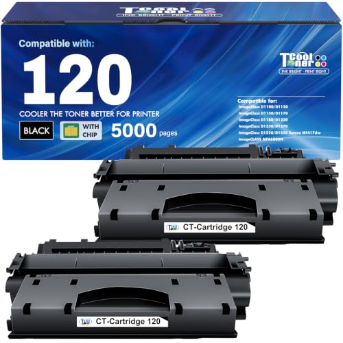 120 Black Toner Cartridge for Canon D1120 D1550 High Yield CRG-120 CRG120