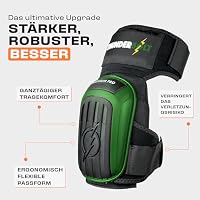 Thunderbolt® Knieschoner Professioneller Knieschützer mit komfortablem Gelkissen Knieschoner Fliesenleger, Bau, Bodenbeläge, Gartenarbeiten mit starken rutschfesten Gurten – Ansicht 3