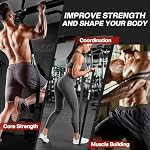 Resistance Bands, Pull Up Assist Bands, Exercise Bands with Handles, Door Anchor and Carrying Bag, for Body Stretching, Muscle Toning, Resistance Training, Physical Therapy, Home Workouts