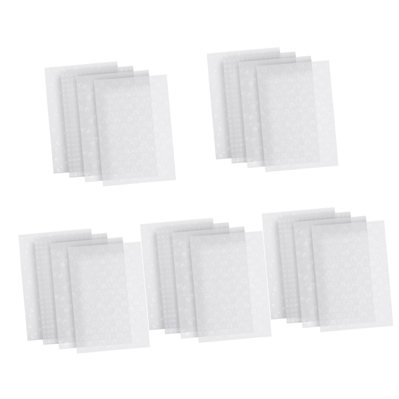 Papier de scrapbooking SHINEOFI 200 feuilles semi-transparentes pour projets créatifs d'art