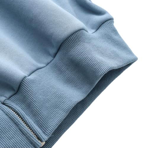 Sweat à capuche court zippé vêtement doux contre le froid pour femme