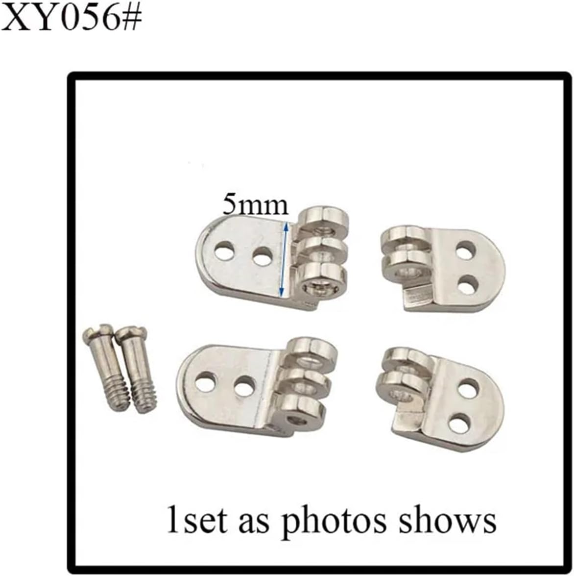 Eyeglass Hinge Replacement 10 Set Eyeglasses Hinge Plastic Frames Acetate Sunglasses Wooden Glasses Repair Replacement Parts Accessory(XY056)