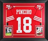 Eddy Pineiro Authentic Signed Red Pro Style Framed Jersey BAS Witnessed