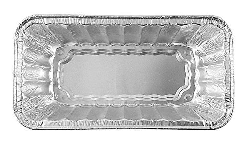 2 Lb. Red Holiday Christmas Snowman Aluminum Foil Standard Loaf/Bread Baking Pans (Pack Of 25) #TOP3