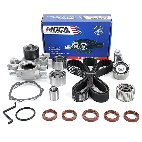 MOCA 13028-AA240 Timing Belt Water Pump Kit Compatible with 2002-2005 for Subaru Impreza WRX 2.0L EJ20T Engine