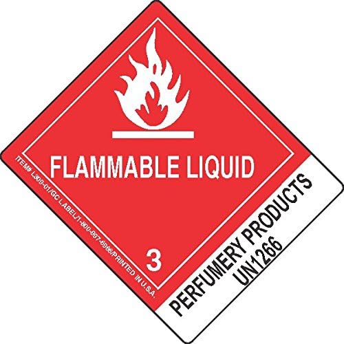 GC Labels-L309P3165, Perfumery Products UN1266, Roll of 500 Labels