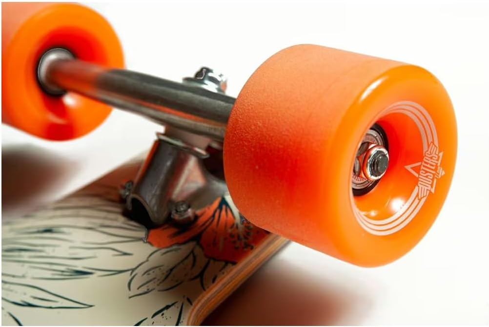 Dusters California Longboard Channel Shore Drop Through 9.375" x 36" Orange