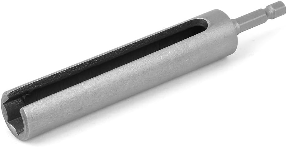 sourcing map 135mm Long 13mm Hex Nut Socket Slotted Extension Driver Bit Adapter, H13 x 135mm