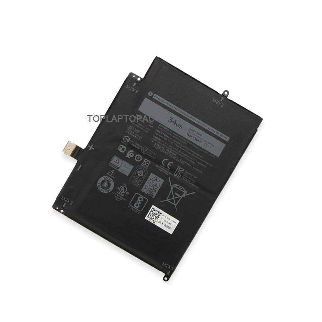 【純正】DELL 60Wh バッテリー KXVVW 純正V6W33 WV3K8バッテリー 15V 54Wh Dell Inspiron 14 5430