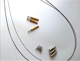 Ceiling Hanging Wires with Screws for Foam Acoustic Panel "HangItUp" | Cable kit for Foam Acoustic Panel | Adjustable Suspension Systems