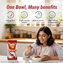 Sundrop Heart Plain Rolled Oats, 1kg | High Fibre & Protein | Breakfast Instant Oats - Ready in 3 Minutes | No Trans-Fat, Cholesterol & Added Preservatives | Healthy Cereal & Ideal for Overnight Oats gallery image