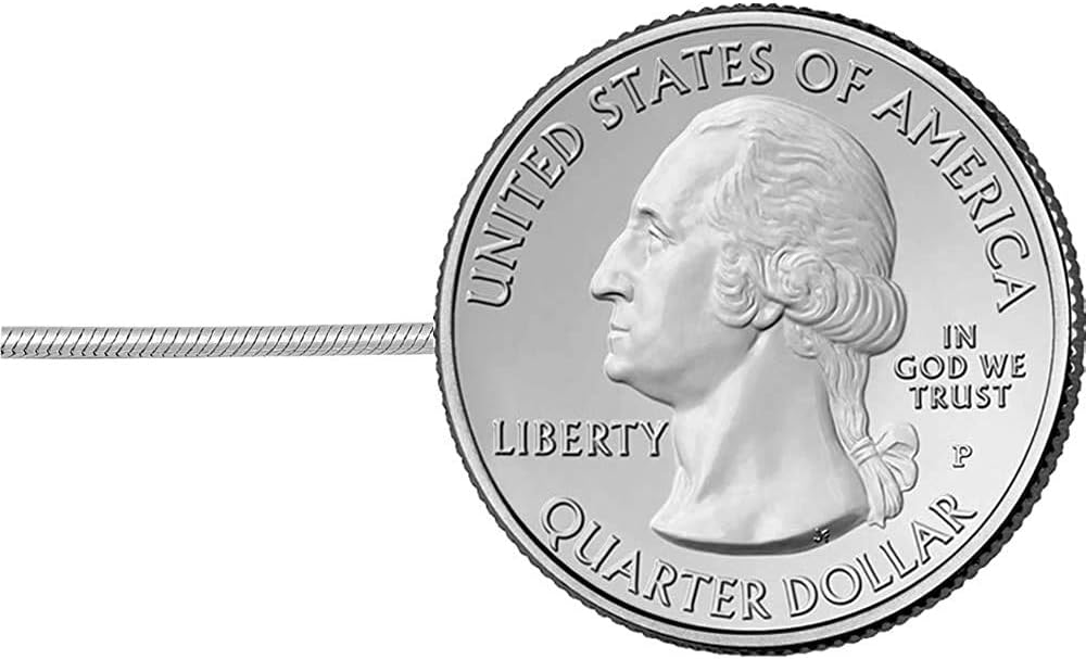 Savlano 925 Sterling Silver Solid Italian Round Diamond Cut Snake Chain Bracelet/Anklet For Women & Men - Made in Italy Comes Gift Box - Image 3