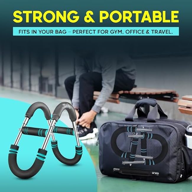 Twister Arm Trainer for Men & Women, Adjustable 6 Gears (40-100Lbs), Twister Arm Chest Exerciser, Forearm Strengthener Portable Detachable Chest Workout Equipment for Home & Gym