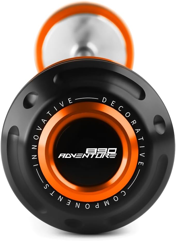 Motorcycle Front Wheel Axle Fork Slider Crash Protector Compatible With 890 Adventure/R/Rally 2021 2022 2023 2024 2025 | 890 ADV 890ADV 890ADVENTURE Accessories (orange)