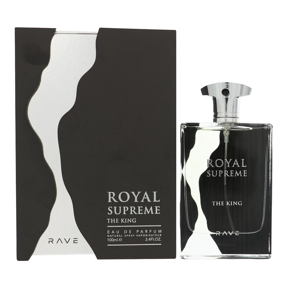 Rave Royal Supreme The King By Lattafa Eau De Parfum Spray 3.4 Oz