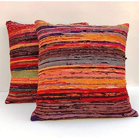 Coussins Chindi Jaipur 16"x16" Cover