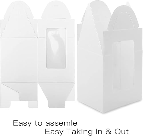 Vista 56 de Lainrrew Cajas para magdalenas, 30 cajas individuales para cupcakes, recipientes individuales para magdalenas, contenedores de pastelería con Verde