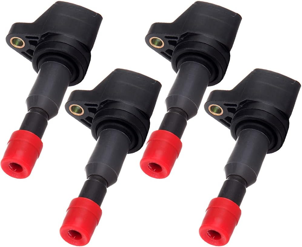 SCITOO Ignition Coil Coils Pack fits for Honda Fit 1.5L 2007-2008 UF581 IGC0053 C1578 set of 4