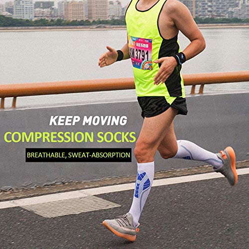 Meias de compressão, Romacci Meias de compressão para homens e mulheres. Meias esportivas profission