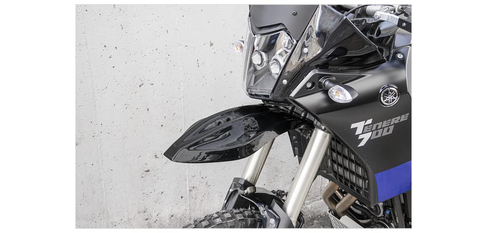 Garde-boue Avant Pour Yamaha Tenere 700 (2019-2024) - Noir Mat, ABS, Protection Anti-éclaboussures