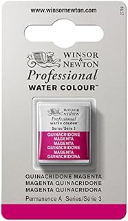 Winsor & Newton Half Pan Professional Water Colour - Quinacridone Magenta