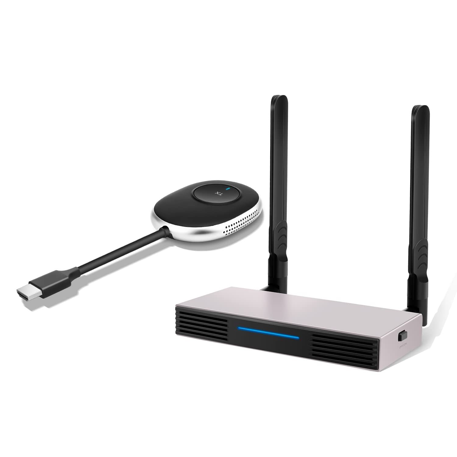 Wireless HDMI Transmitter and Receiver,Wireless HDMI Extender Kit, Ultra HD Extender Converter Adapt