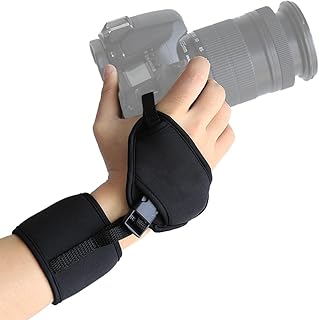 Xaocaige Photo Camera Wrist Strap-Rapid Fire Secure Camera Grip,Padded Camera Wrist Strap for SLR/DSLR,Secure, and Stylish for Photographers