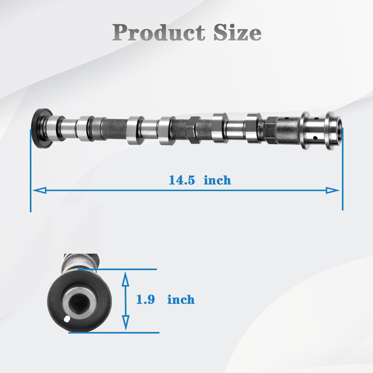 Right Side Intake Camshaft Compatible with Jeep Grand Cherokee Wrangler Dodge Grand Caravan Chrysler 3.6L V6 Intake Camshaft Replacement for 5184380AG 5184380AD 5184380AE 5184380AF 05184380AH