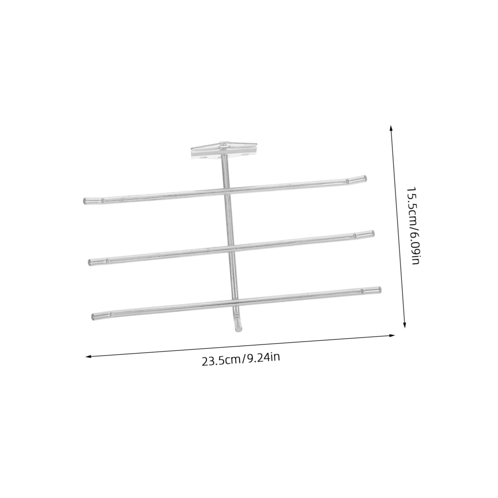 SOLUSTRE Metal Pegboard Hooks 6 Arms for Garage Storage Heavy Duty Tool Hangers for Pegboard Organization Hanging Garden Tools for Home and Workshop