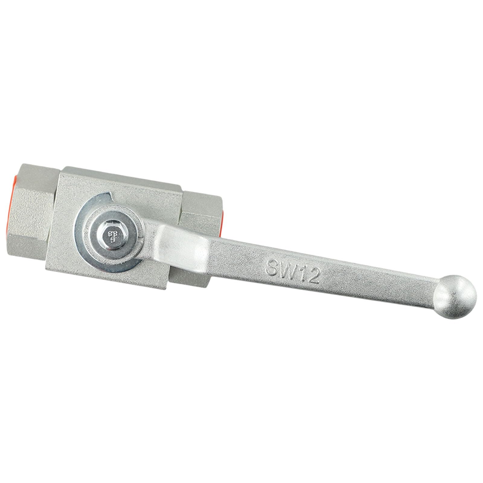 Hydrauliczny zawór kulowy 2-drożny wysokociśnieniowy 500 bar G1/4 G3/8 G1/2 G3/4 G1 gwint wewnętrzny ręczny stal węglowa do wody, oleju, gazu (G3/4)