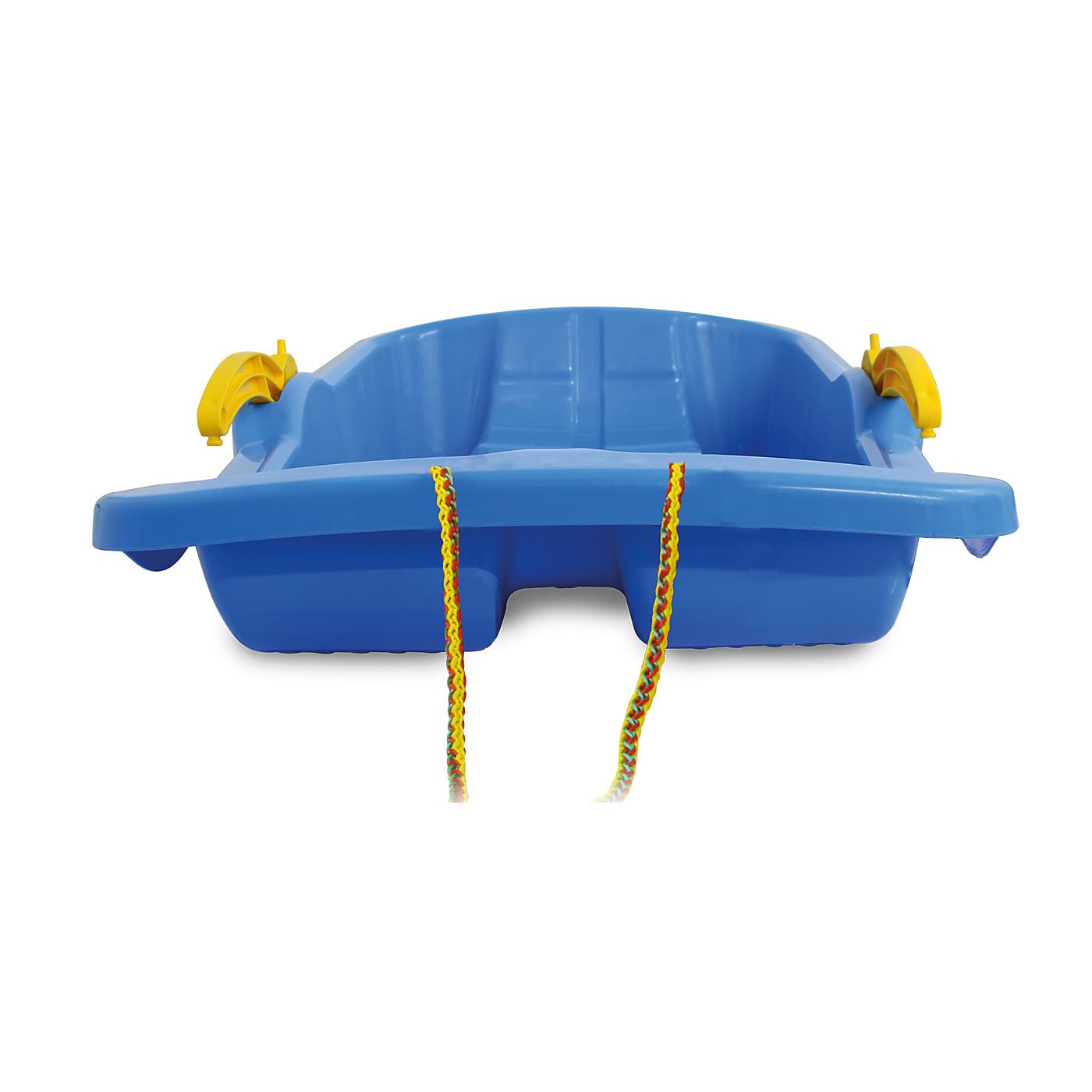 Jamara 460365 460365-Snow Play Bob Karol avec Frein 80 cm de Direction par tirage du Frein à Main Corde à Tirer Aérodynamique Structure Ergonomique en Plastique Robuste 1 kg Bleu