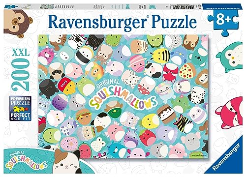 Ravensburger Squishmallow Gifts for Girls and Boys - 200 Piece Jigsaw Puzzle for Kids Age 8 Years +