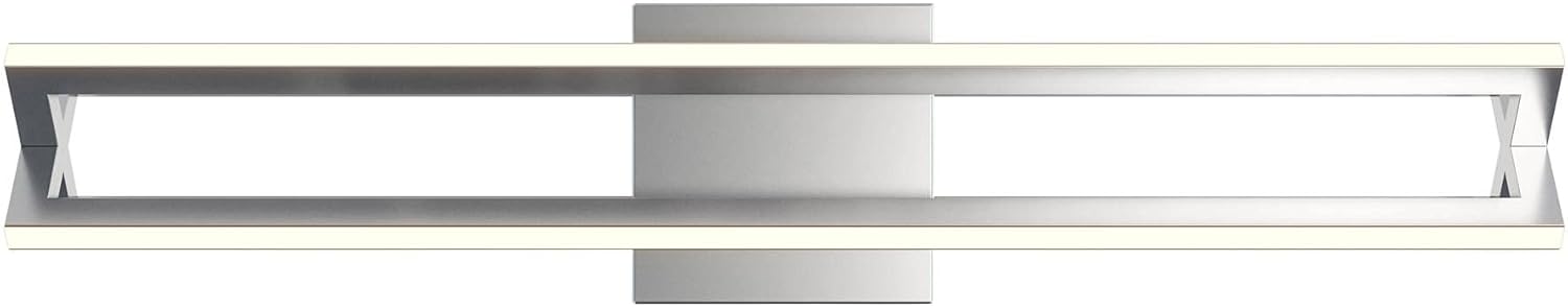 Cass Vanity LED 24W 2400Lm 120V - Satin Nickel
