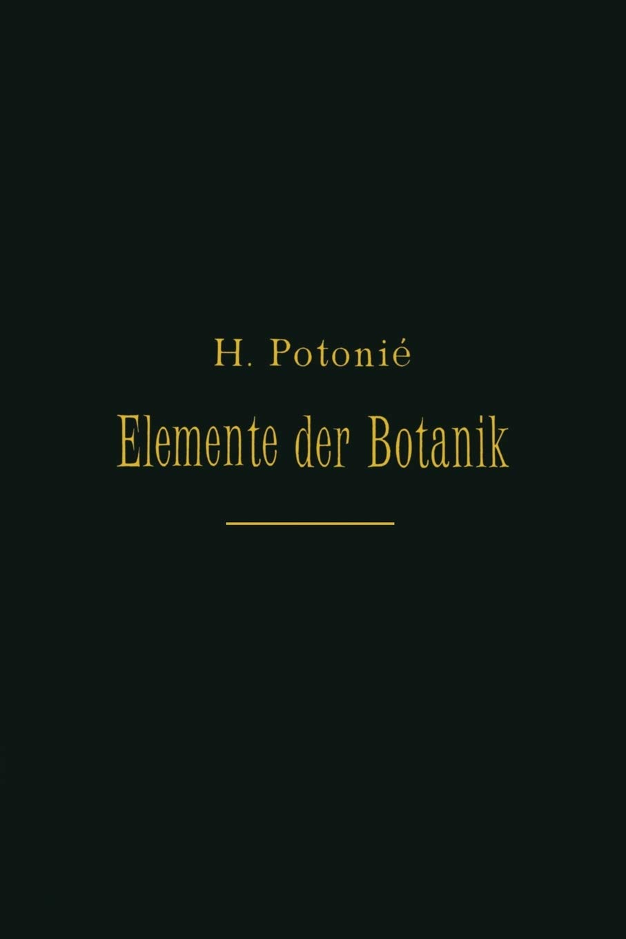 Elemente Der Botanik