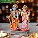 alikiki Vishnu Lakshmi Narayana Statue – 4.7 Inch Lord Vishnu W/Laxmi MATA Indian Diwali Pooja Item Murti Gifts for Indian Couple Friend Family Home Office Mandir Temple Puja Decor