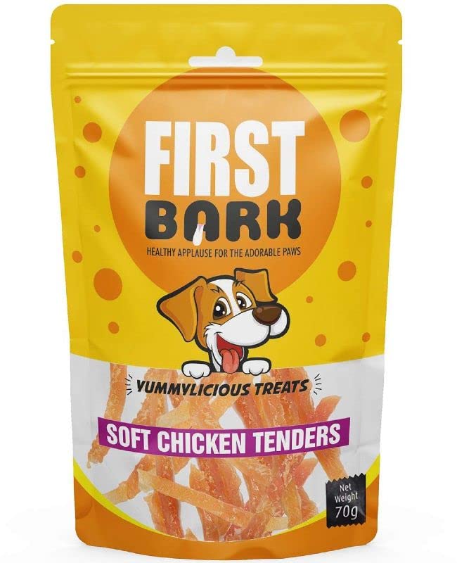 FirstBark Chicken Jerky Dog Treats, Fully Digestible Healthy Snack & Training Treat, Free from by-Products & Gluten, Chicken Tender (12 X 70g) Sold by MS Traders (B0CPM4BGRG) Amazon Price History, Amazon Price Tracker