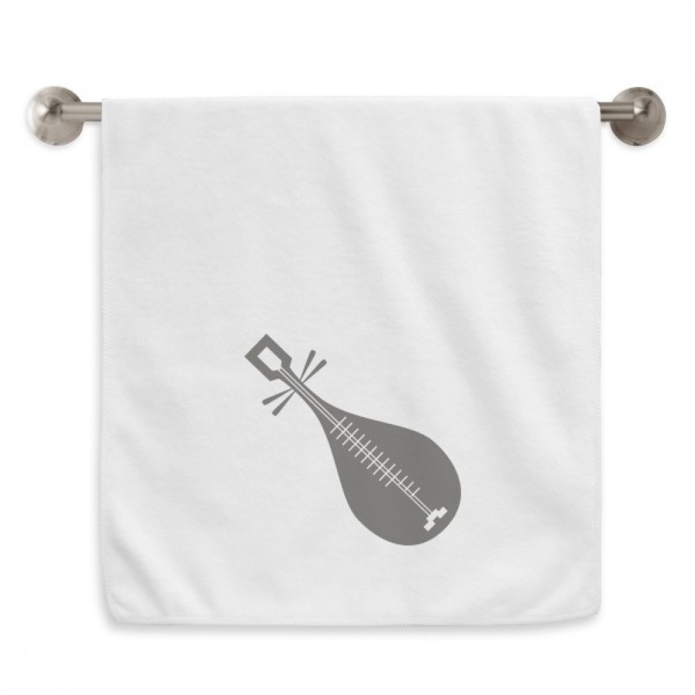 Serviettes Moelleuses Pipa Instruments Chine Essuie-Mains Blanc Débarbouillettes 13X29 Pouces
