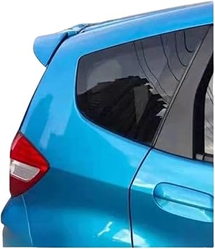 Compatible For Honda Fit Jazz 2008-2013 Spoiler ABS Material Car Rear Wing Primer Color Rear SpoilerUnpainted