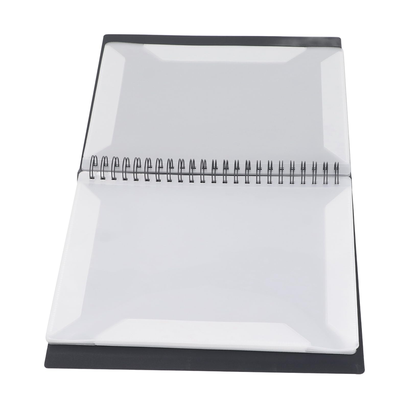 Folder na nuty, pojemność 60 stron, uchwyt do przechowywania arkuszy muzycznych, segregator spiralny do przechowywania nuty muzycznej, rysunków i innych dokumentów