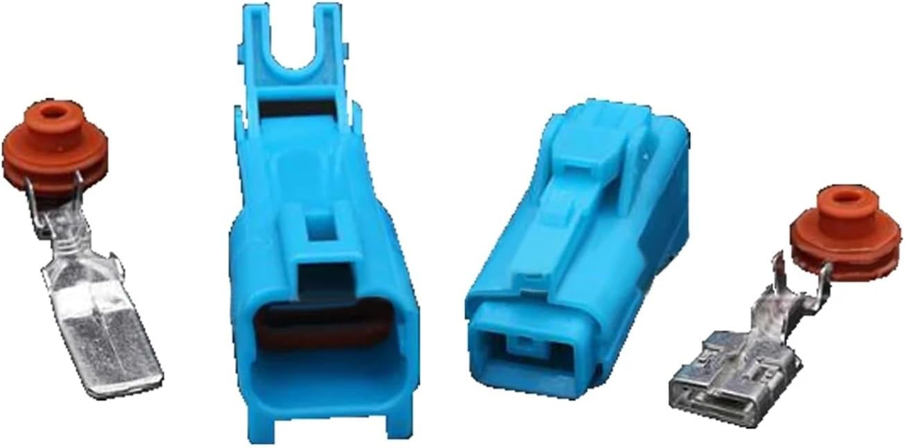 1 Pin 9.5 Series Female/Male Jacket Automotive Connector With Terminal DJ7016Y-9.5-11/21 1P(Male and Fmale Plug,10 Sets)