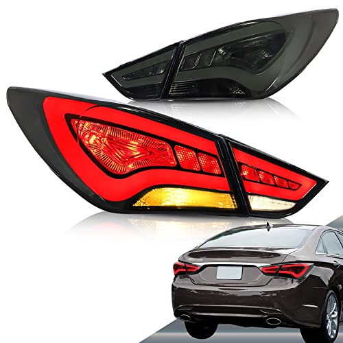 VLAND LED Tail lights for Hyundai Sonata 2011 2012 2013 2014(Only for US Version) (Smoke), Not Fit For 2013-2014 (2.0T/2.0T Limited)