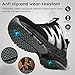 Zapatos de Seguridad para Hombre Mujer Ligero Zapatillas Trabajo Comodo Calzado de Seguridad con Punta de Acero Antideslizantes Negro 44 EU Imagen de Zapatos de Seguridad para Hombre Mujer Ligero Zapatillas Trabajo Comodo Calzado de Seguridad con Punta de Acero Antideslizantes Negro 44 EU