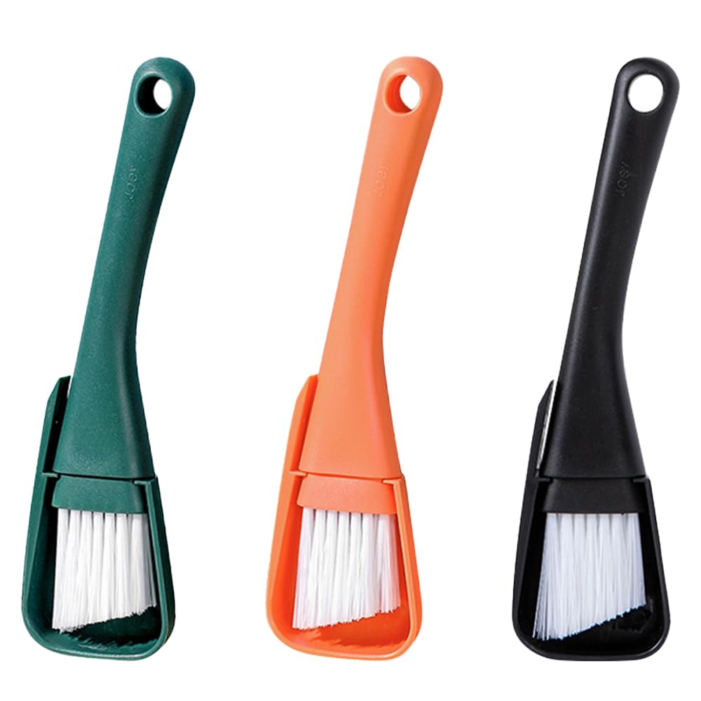 3 Packs Crevice Brush Window Door Slot Groove Brush Multifunctional Floor Seam Brush 2 in 1 Window Groove Cleaning Brush Detail Cleaner Scrub Brush for Household Small Brush